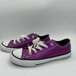 Converse Chuck Taylor All Star Ox Coated Purple Glitter size 1